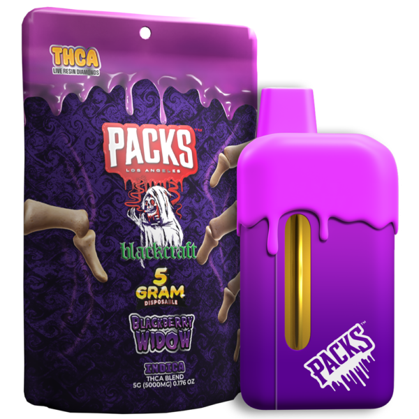 Packwoods x BlackCraft THC-A Diamonds 5G Disposable